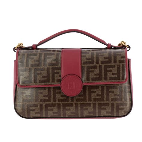 borsa tracolla fendi in gobelin e argento|Borse a tracolla Fendi donna .